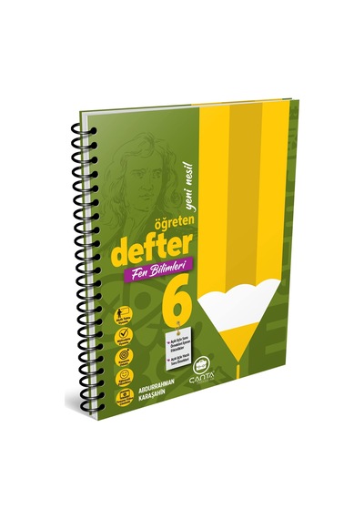 Çanta 2025 6. Sınıf Fen Bilimleri Öğreten Defter