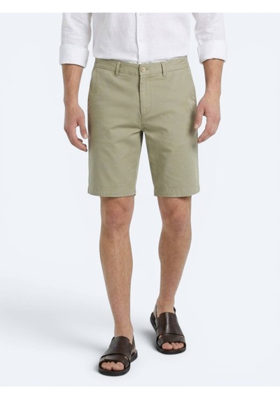 Kip Yeşil Düz Kumaş Jogging Fit Casual Bermuda