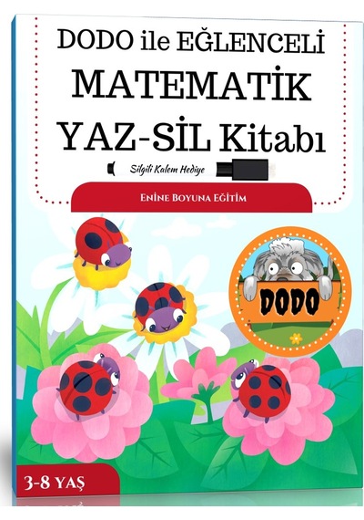 Dodo ile Eğlenceli Matematik Yaz-Sil Kitabı