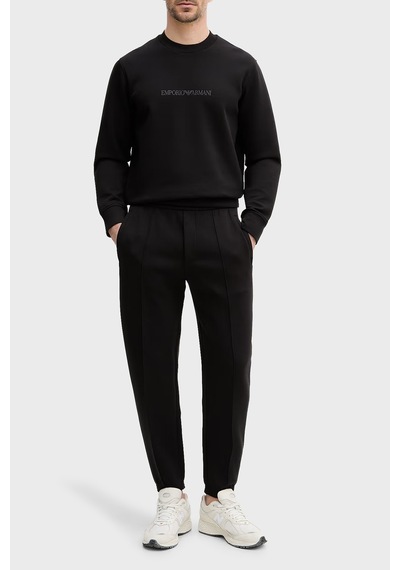 Emporio Armani Pamuklu Regular Fit Bisiklet Yaka Sweat Erkek Sweat Em004541 Af10013 Mc540 Siyah