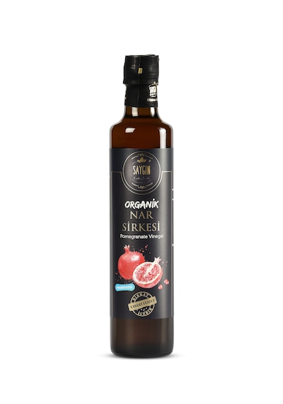 Saygın Doğal Fermente Organik Nar Sirkesi 500 Ml