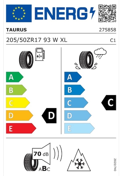 Taurus 205/50R17 93W XL All Season Dört Mevsim Lastiği 2024