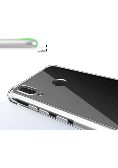 Huawei Y7 2019,Y7 Prime 2019 Anti-Drop Darbe Emici Silikon Kilif 311377748
