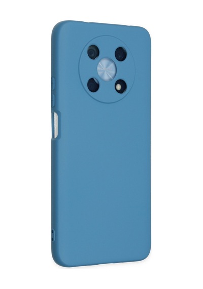 Huawei Nova Y90 Uyumlu Kılıf Nano İçi Kadife Silikon - Mavi