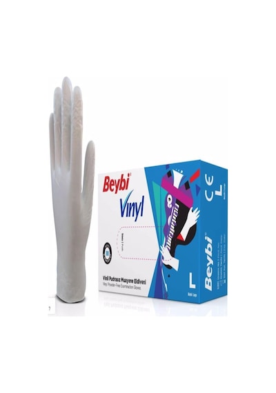 Beybi Pudrasız Vinil Eldiven Large