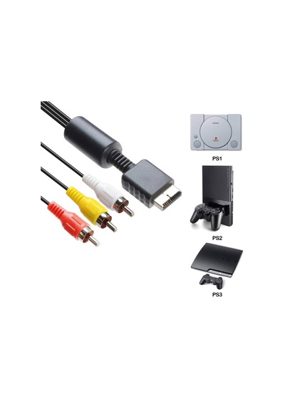 Playstation 2-3 Ps2-ps3 Av-out Kablosu Görüntü Aktarım Kablosu