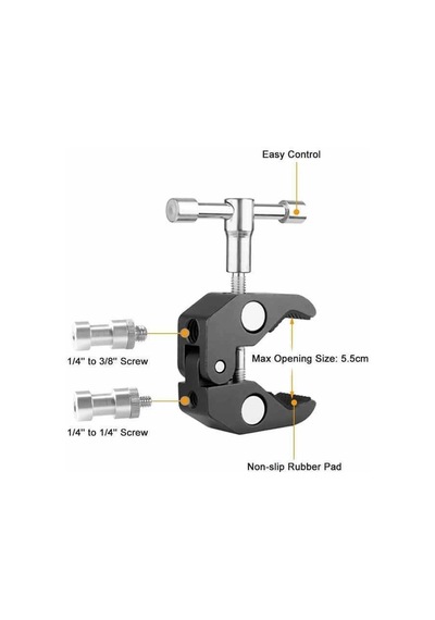 Oem Marka Clp01 Süper Kelepçe Siyah