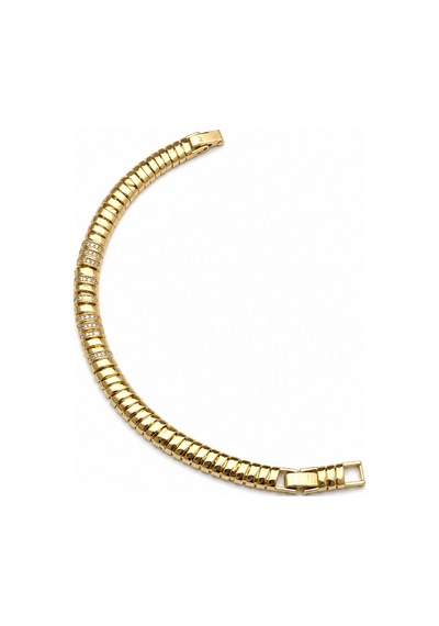 Balenbi Jewelry 14k Gold Renk Zirkon Taş Detaylı Premium Kararmaz Çelik Kadın Bileklik 1182 Altın