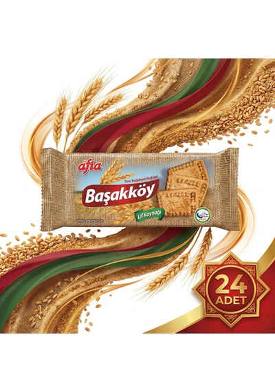Afia Başakköy Tam Buğdaylı Bisküvi 3x110 Gr
