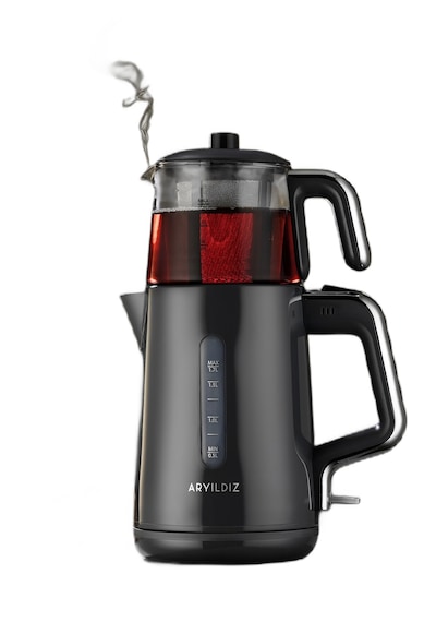 Aryıldız Tea Perfect Çay Makinesi Siyah-krom