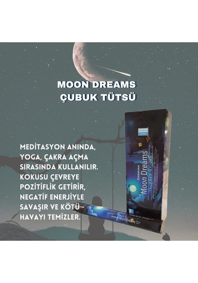 Moon Dreams Ay Rüyası Tütsü 120 Çubuk