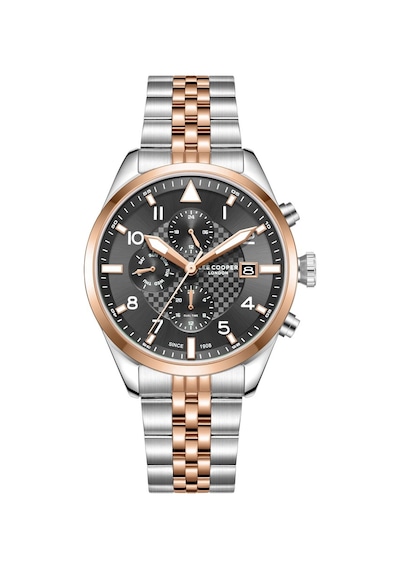 Lee Cooper Lc08318.560-s Erkek Kol Saati Gümüş - Rose Gold