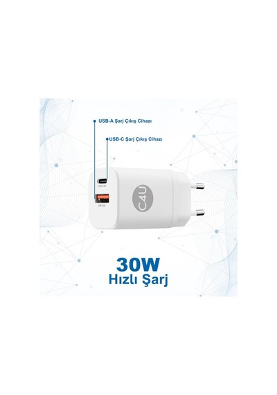 C4u 30w Duvar Şarjı - Bat30