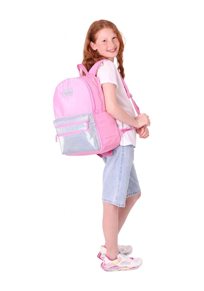 Kaukko Magic Dreams Kız Çocuk Dört Bölmeli Pembe Gri Okul Sırt Çantası İlkokul+ortaokul - K1816 Pembe - Gri