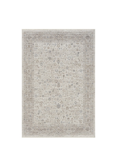 Mariesse Home Vintage Eskitme Desenli Makine Dokuma Salon Oturma Odası Halısı 10201 Bej
