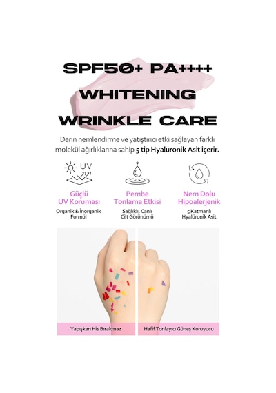 About Tone Şeftali Pembe Aydınlatıcı Ton Eşitleyici Vegan Güneş Kremi ABOUT TONE Lightful Toneup SunScreen 50ml