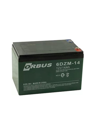 Kıjo 12 Volt 14 Amper Elektrikli Bisiklet Aküsü 150x97x95 Mm