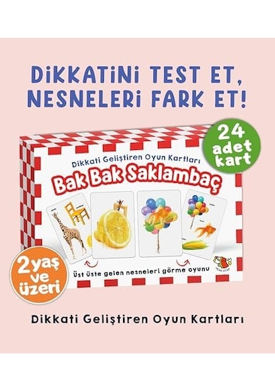 Bak Bak Saklambaç: Dikkati Geliştiren Oyun Kartları