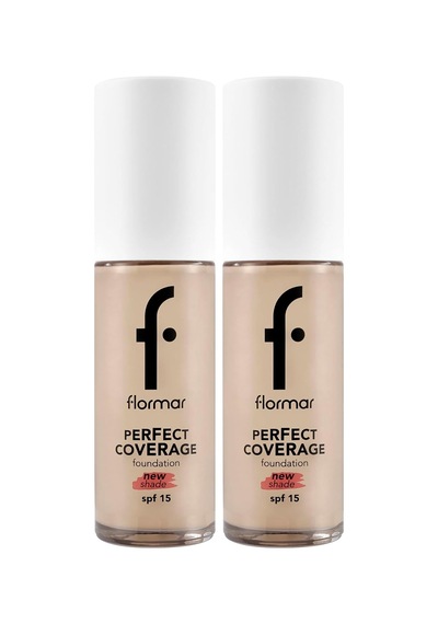 Perfect Coverage Yüksek Pigmentli & Yarı Parlak Bitişli Spf15 Fondöten 130 Lıght Beıge 2 Paketi 0