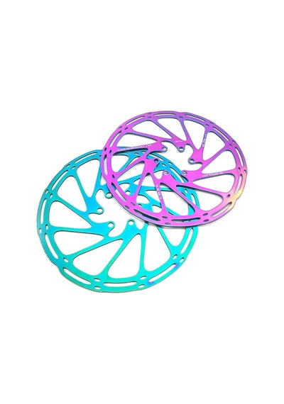 Sram 160 Mm Bukalemun Rotor Bisiklet Disk Fren Rotoru 160mm 6 Vida Mtb Ultra Hafif Rainbow Rotor Siyah