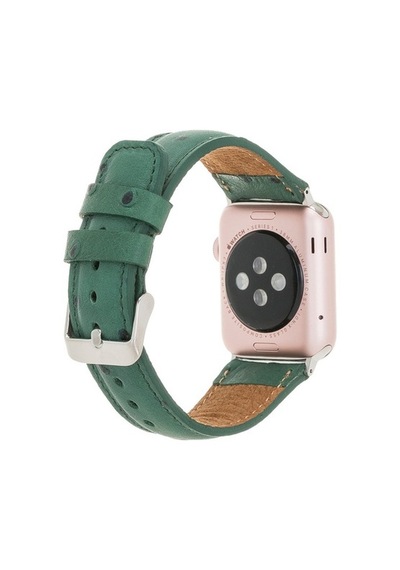 Bouletta Apple Watch Uyumlu Deri Kordon 42-44-45Mm De6 Yeşil