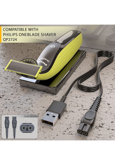 My Polo Time Philips Mg7940 İle Uyumlu 5v Usb Şarj Kablosu