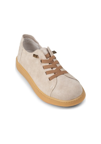Deery Kadın Hakiki Süet Bej Sneaker Ayakkabı - Se605zbejc01