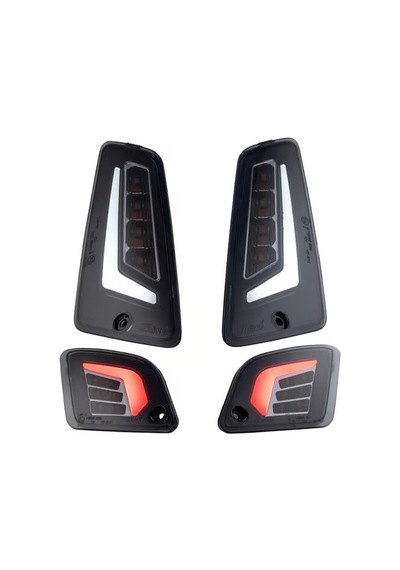 Vespa Gts-gtv Sinyal Takımı Füme Cam 2014-2022 / Zelıonı