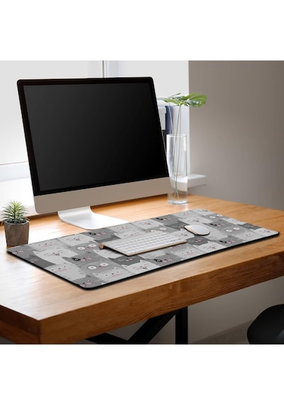 Gaming Oyuncu Xl Mouse Pad Kaydırmaz Dikişli 80 30 Cm Mousepad 48
