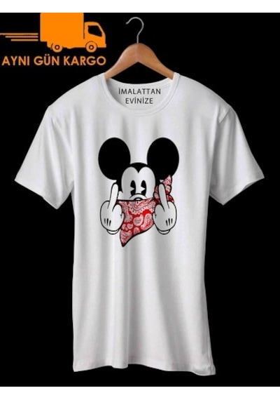 Mouse Obseno Baskılı Tişört Tshirt Ücretsiz Kargo