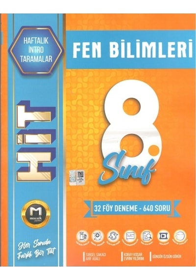 8. Sınıf Fen Bilimleri 32'li Deneme  -  Arif Adalı  -  Mozaik