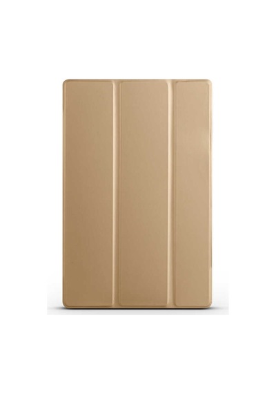 Galaxy Tab A8 10.5 2021 Sm-x200-sm-x205-sm-x207 Uyumlu Smart Cover Standlı 1-1 Tablet Kılıfı - Gold - T21255