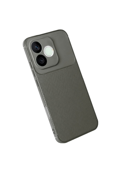Newface - 467 - Huawei Honor 600 Lite Auto Focus Karbon Kapak - Csmo-tex - - Gri