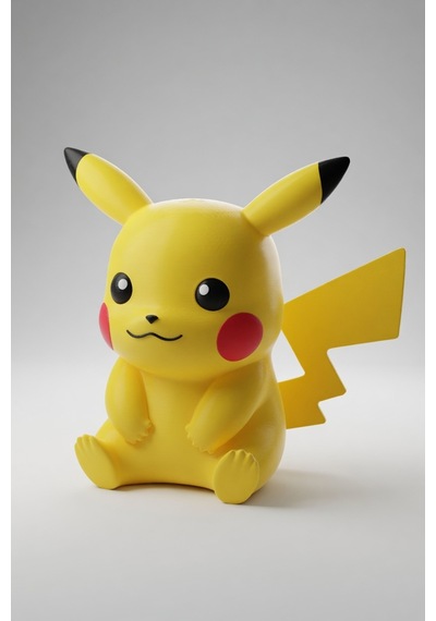 Pikachu Figürlü Kumbara Sevimli Dekoratif Para Kutusu Sarı Tasarım Hediyelik Obje