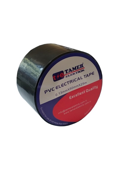 0.13Mm X 50Mm (5Cm)X25M Geniş Pvc Elektrik Izolasyon/Yalıtım Band (327525209)