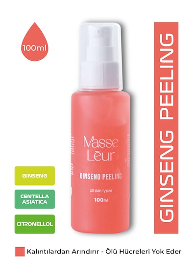 Masse Leur Çilek Özlü Ginseng İçerikli Yüz Peeling 100 ML