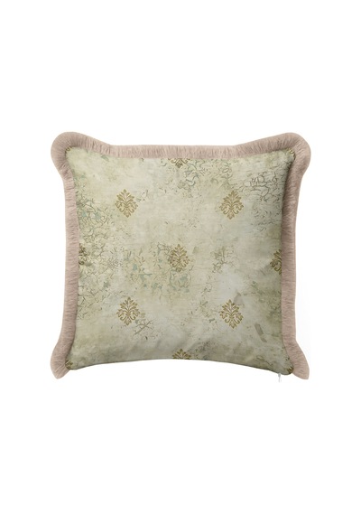 Vintage Damask Motifli Avangart Saçaklı Yastık Kılıfı - Eskitme Klasik Vizon Püsküllü Kırlent Kılıfı Kayıp Ufuk Ritüel Vintage Damask Motifli Avangart Saçaklı Yastık Kılıfı - Eskitme Klasik Vizon Püsküllü Kırlent Kılıfı Kayıp Ufuk Ritüel