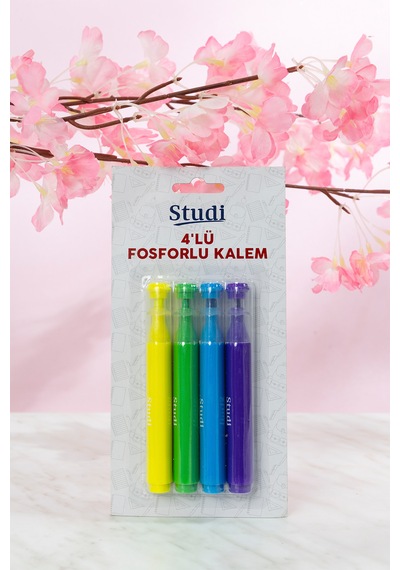 Studi 4'lü Fosforlu Kalem