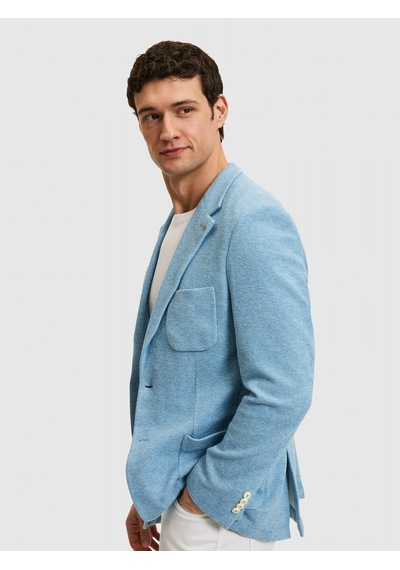 Cacharel Mavi Slim Fit Spor Ceket