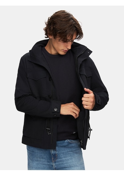 Ltb Kapüşonlu Dik Yaka Lacivert Mont Lacivert 2XL