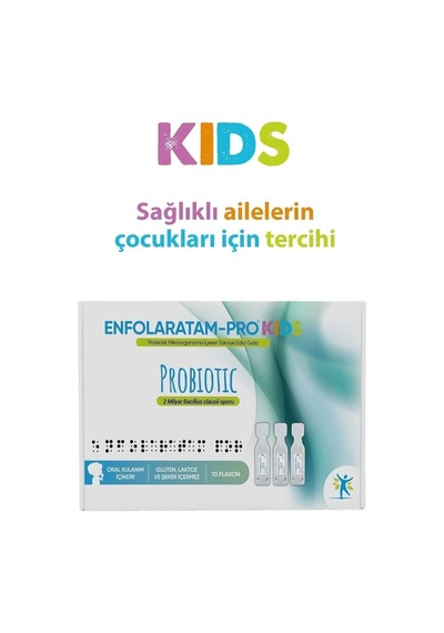 Enfolaratam-pro Kids Probiotic 10 Ml X 10 Flakon 6 Adet
