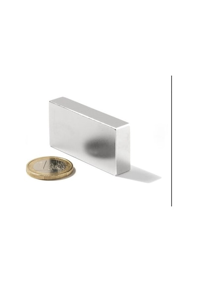 40Mm X En 25Mm X Kalınlık 10Mm Çok Güçlü Büyük Neodyum Mıknatıs
