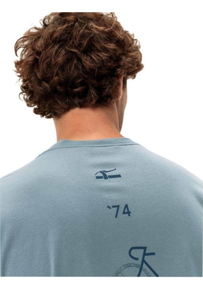 Vaude Spirit Bisiklet Yaka Erkek T-shirt 42755 Nordic Blue