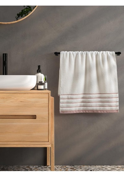 Tekli Havlu Mıcro Pamuk Karna Eco Vesta - 70 X 140 Pudra