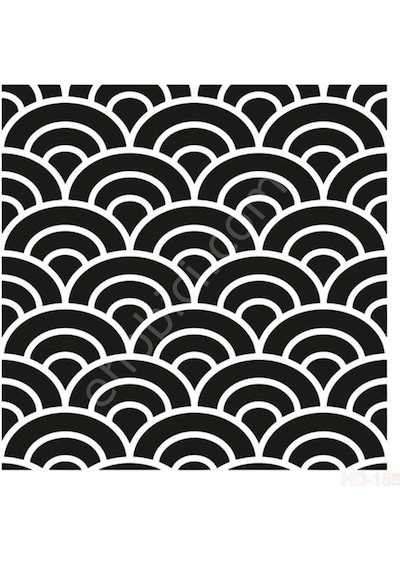 Hd156 Cadence Home Dekor Stencil 45X45