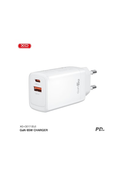65w Pd Hızlı Şarj Cihazı Usb-c Ve Usb-a Çift Çıkışlı Adaptör Ve Kablo Seti
