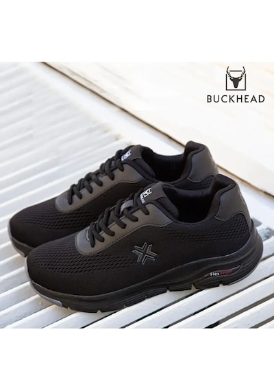 Buckhead 4321 Timar Siyah Unisex Comfort Sneaker Spor Ayakkabı Siyah
