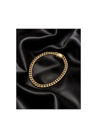 Gold Zincir Model Bileklik Kalın Zincir Tasarım Kadın Bileklik Diğer