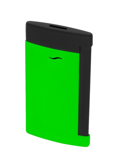 S.t. Dupont Fluo Slim 7 Chrome Neon Green Çakmak 27772