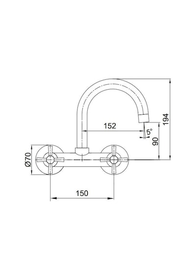 Eca Quadrille Aplike Mutfak-Eviye-Eviye Bataryası 102107087 Eca